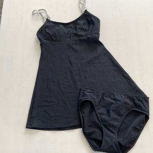 Shape FX Swim Black Swim Dress Tankini 4
